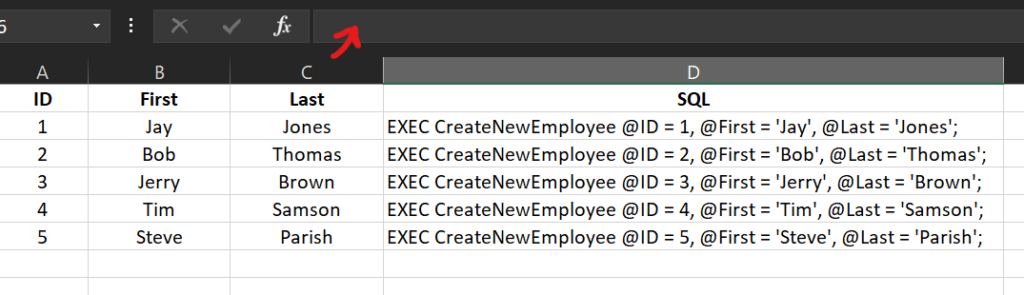 spreadsheet